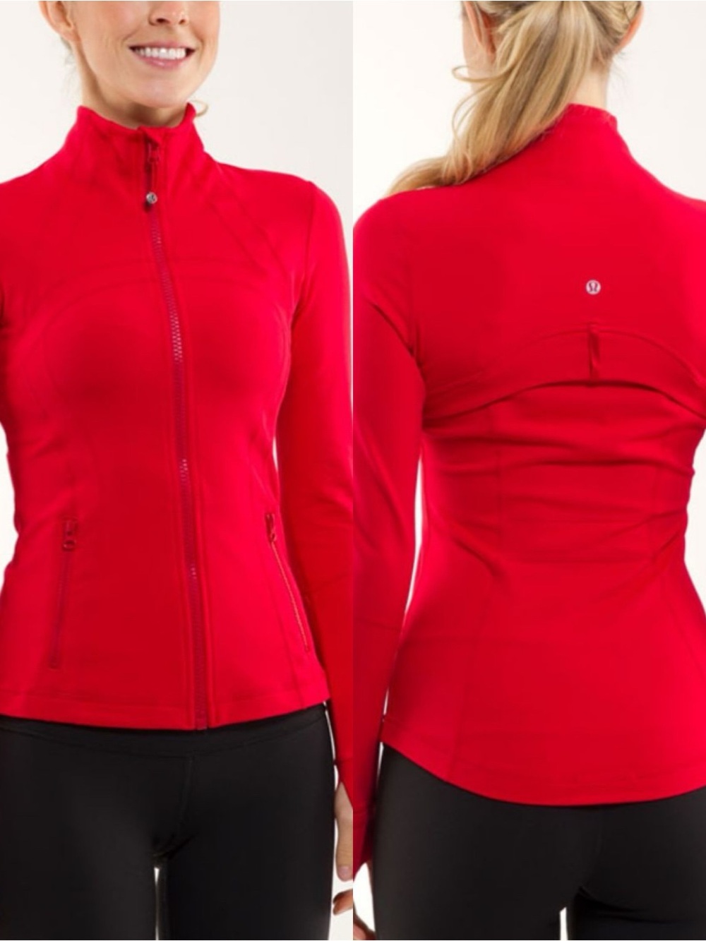 lululemon Define Jacket Brushed Currant Red Sz 6